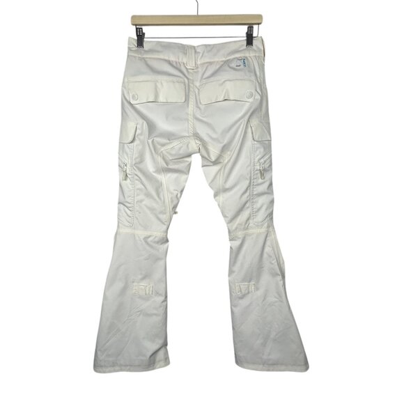 Burton Vida DryRide Pants Womens S White Snowboard Slim Fit Waterproof Vented - Picture 2 of 16
